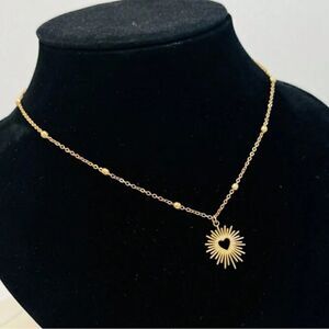 bohemian heart necklace A433